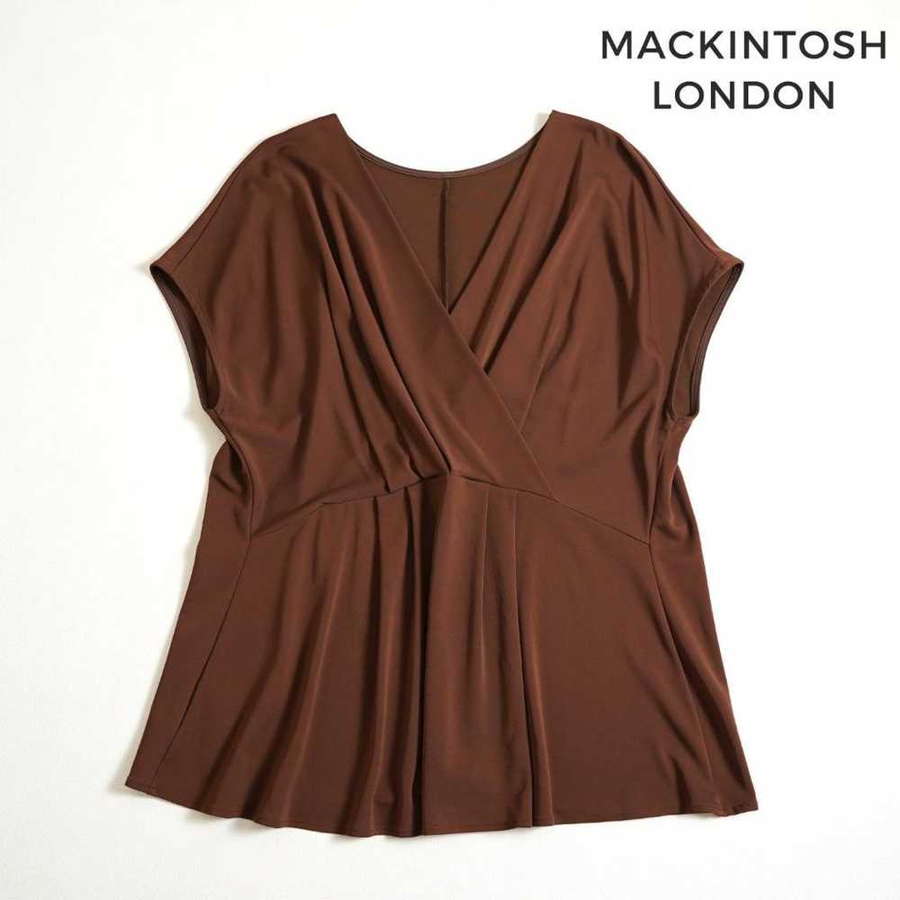 441u*Macintosh London Cashmere French Sleeve Blou… - image 1