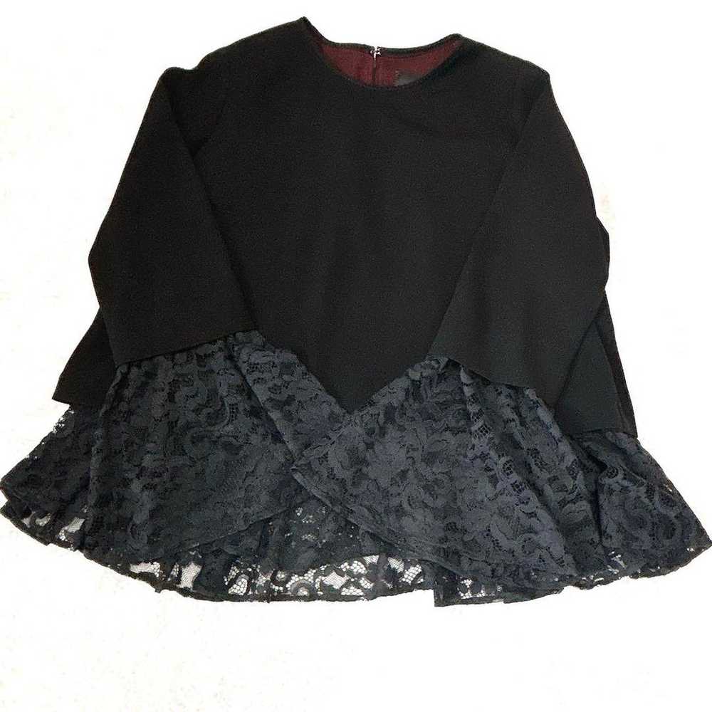 Superb Condition✨ Room no.8 Lace Blouse Black Siz… - image 2