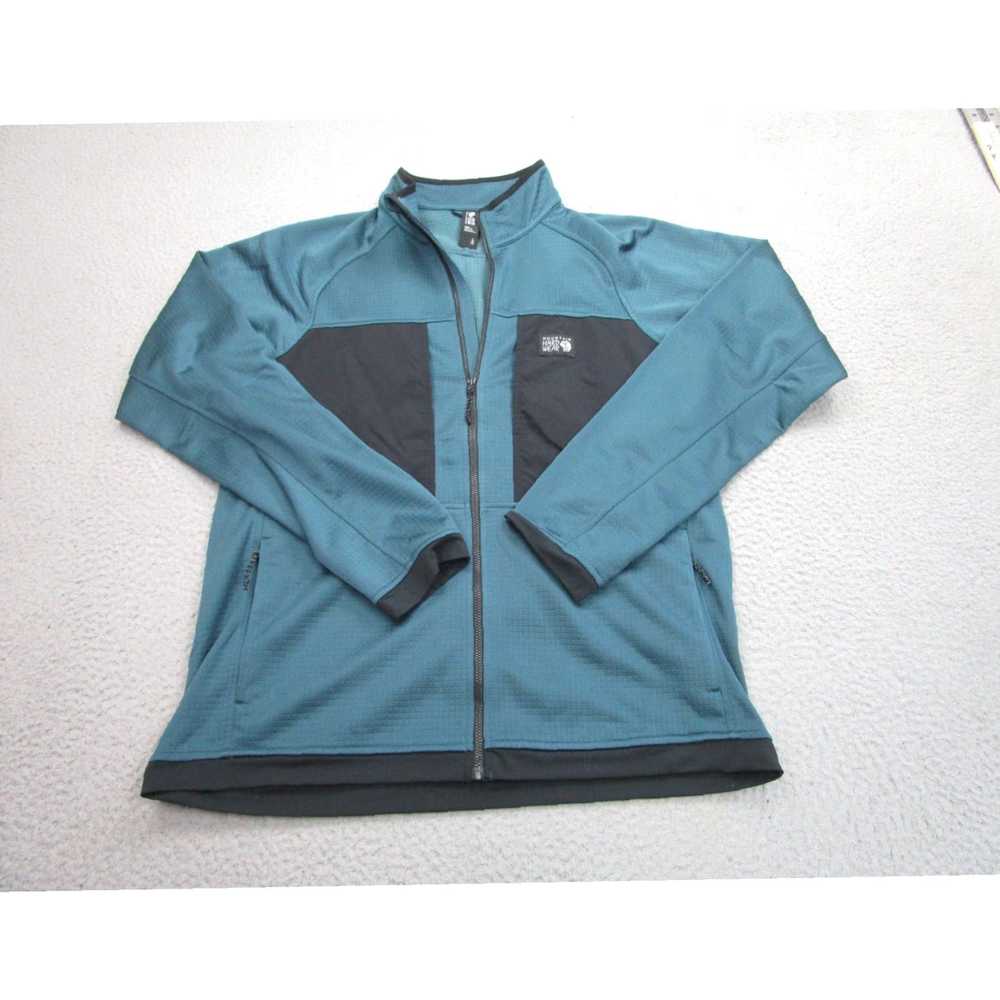 Mountain Hardwear Men's Large Blue Teal Black Gri… - image 1