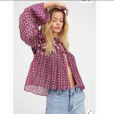 Free people Malia Babydoll Jacket - image 1