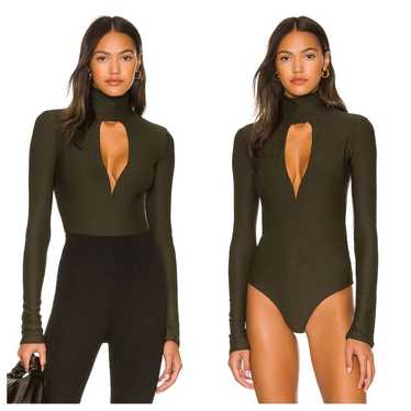 ALIX NYC | Women’s Hewlett Bodysuit Pine Green Tu… - image 1