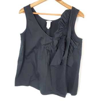 Kate Spade New York Black Sleeveless Ruffled Blou… - image 1