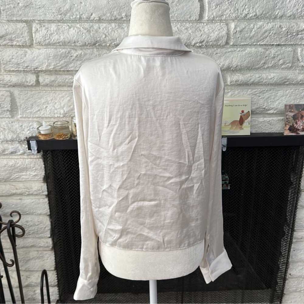 Wilfred tie front blouse - image 10