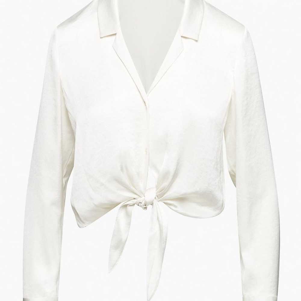 Wilfred tie front blouse - image 4