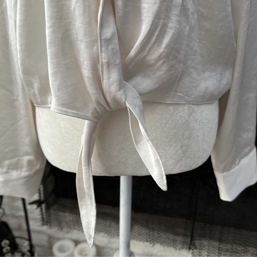 Wilfred tie front blouse - image 7