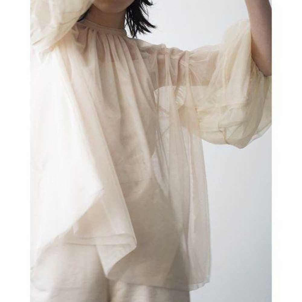 clane SHEER TULLE BALLOON SLEEVE TOPS - image 5