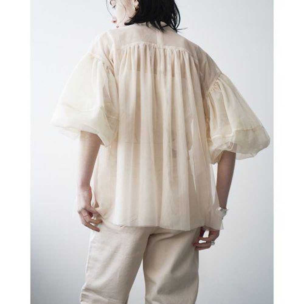 clane SHEER TULLE BALLOON SLEEVE TOPS - image 6