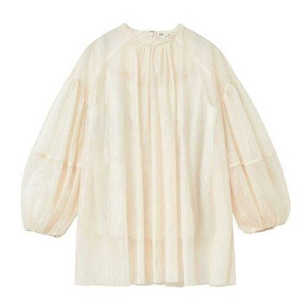 clane SHEER TULLE BALLOON SLEEVE TOPS - image 9