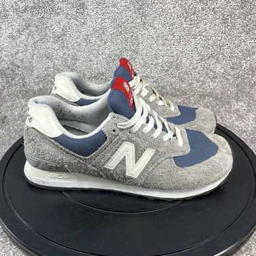 New Balance Authentic Gray Suede Mens Size 9 D 57… - image 1