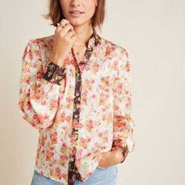 Hemant and Nandita Bani Floral Top XL