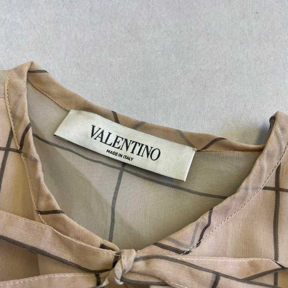 CC ☆ Italian-made VALENTINO Short Sleeve Checkere… - image 5