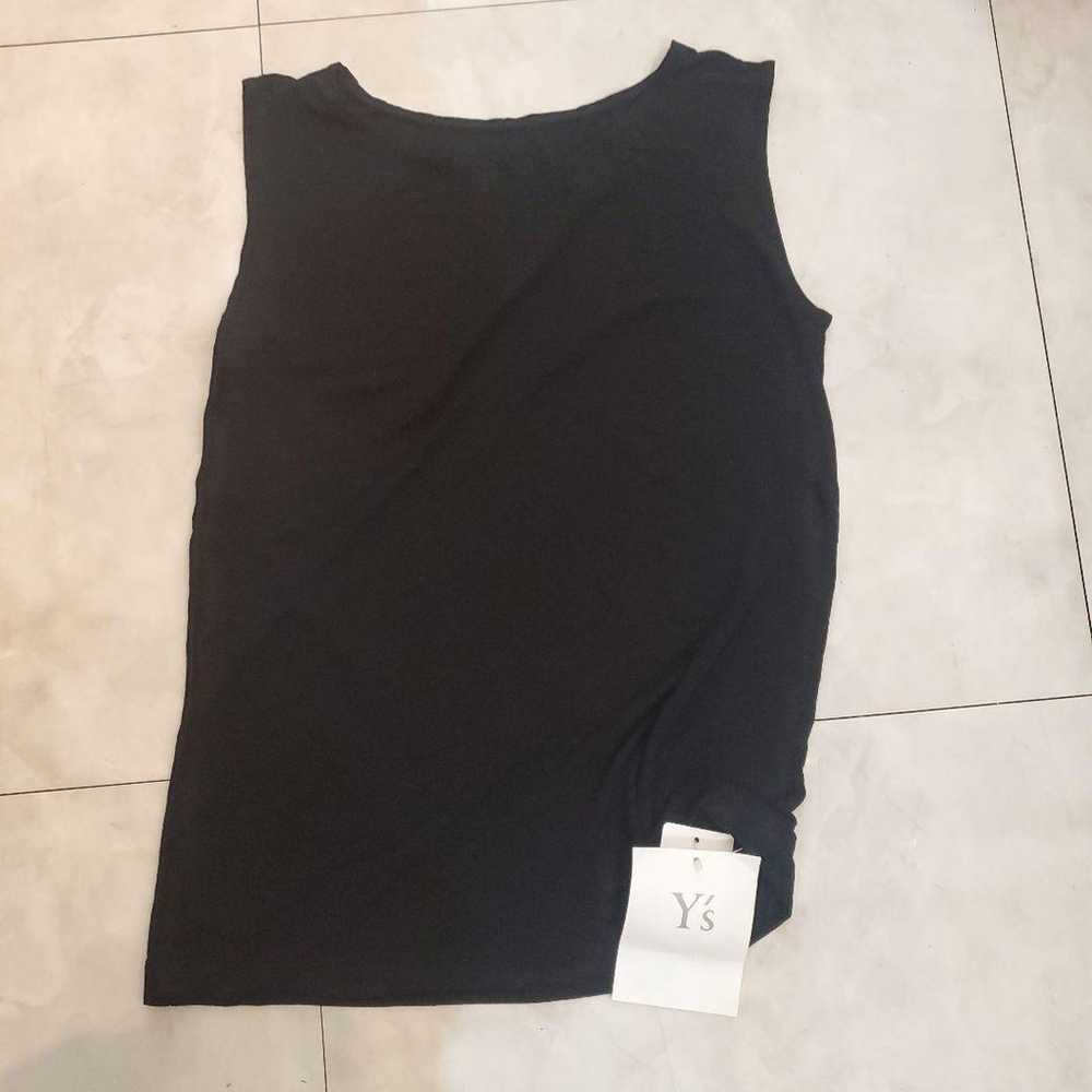 Y's sleeveless top YN-T64-263-2 Size 2 Black - image 1