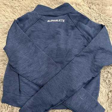 Alphalete Amplify Jackets Oceania Blue