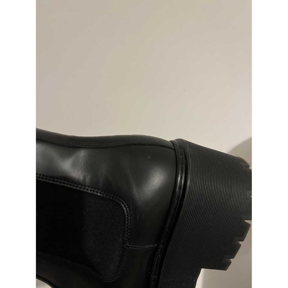 Hermès Leather biker boots - image 5