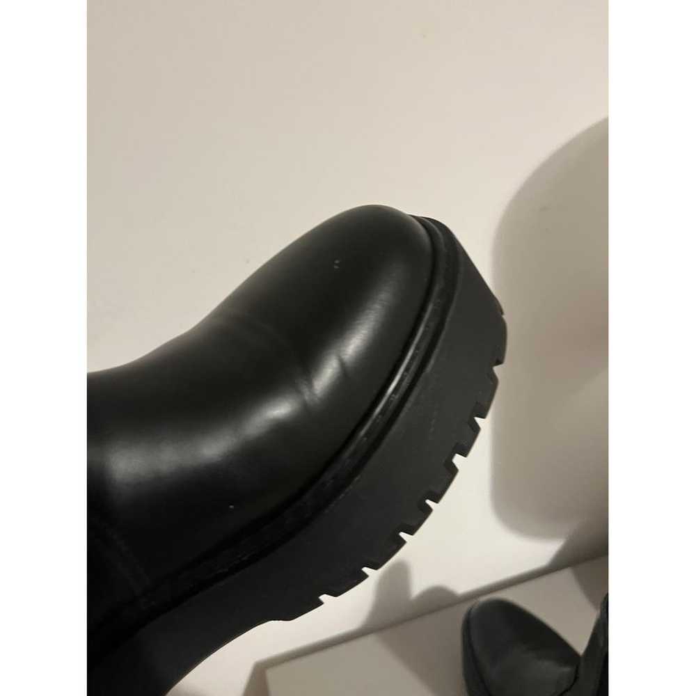 Hermès Leather biker boots - image 6