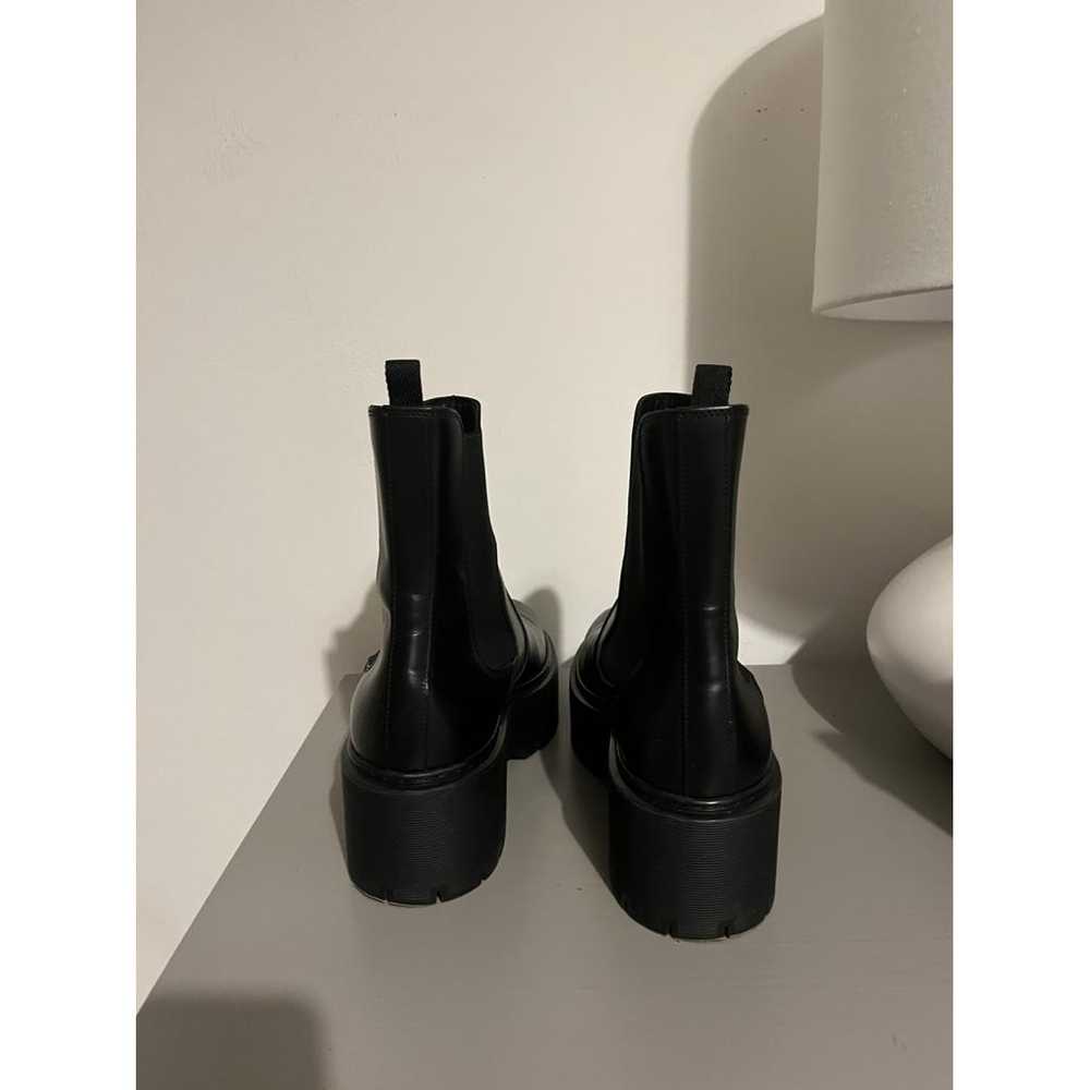 Hermès Leather biker boots - image 7