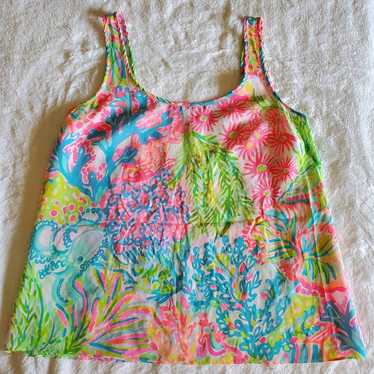 Lilly Pulitzer Cosmos Silk Top