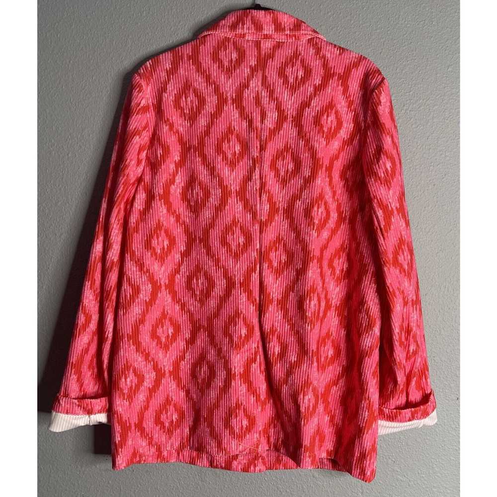 Savanna Jane Large Blazer Shacket Pink Corduroy P… - image 6