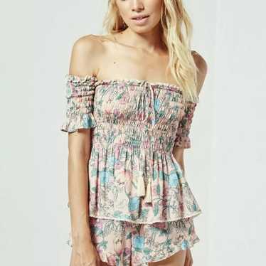 Spell Sayulita Ruched Cami in Musk - image 1