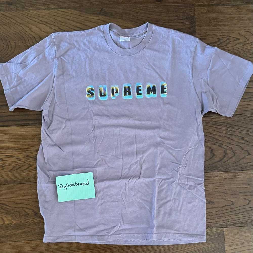 Supreme Supreme purple tee - image 1