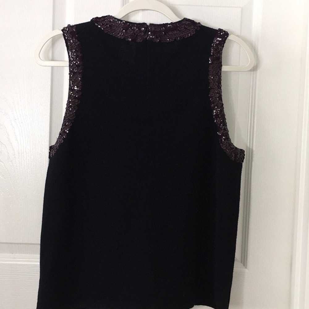 J. Crew Sequins Wool Blend Sleeveless Top - image 8