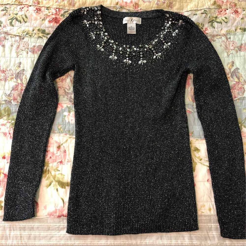 Once Again Black Sweater - image 1