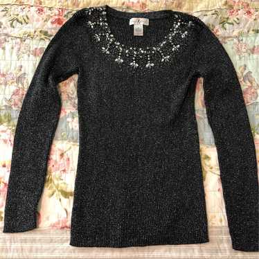 Once Again Black Sweater - image 1