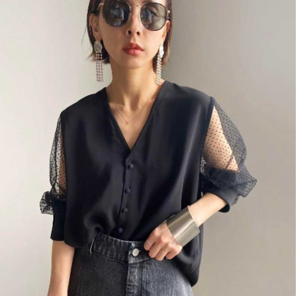 2WAY DOT SLEEVE BLOUSE - image 2