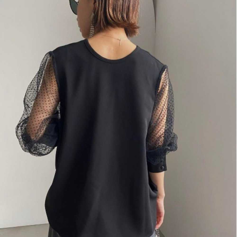 2WAY DOT SLEEVE BLOUSE - image 4