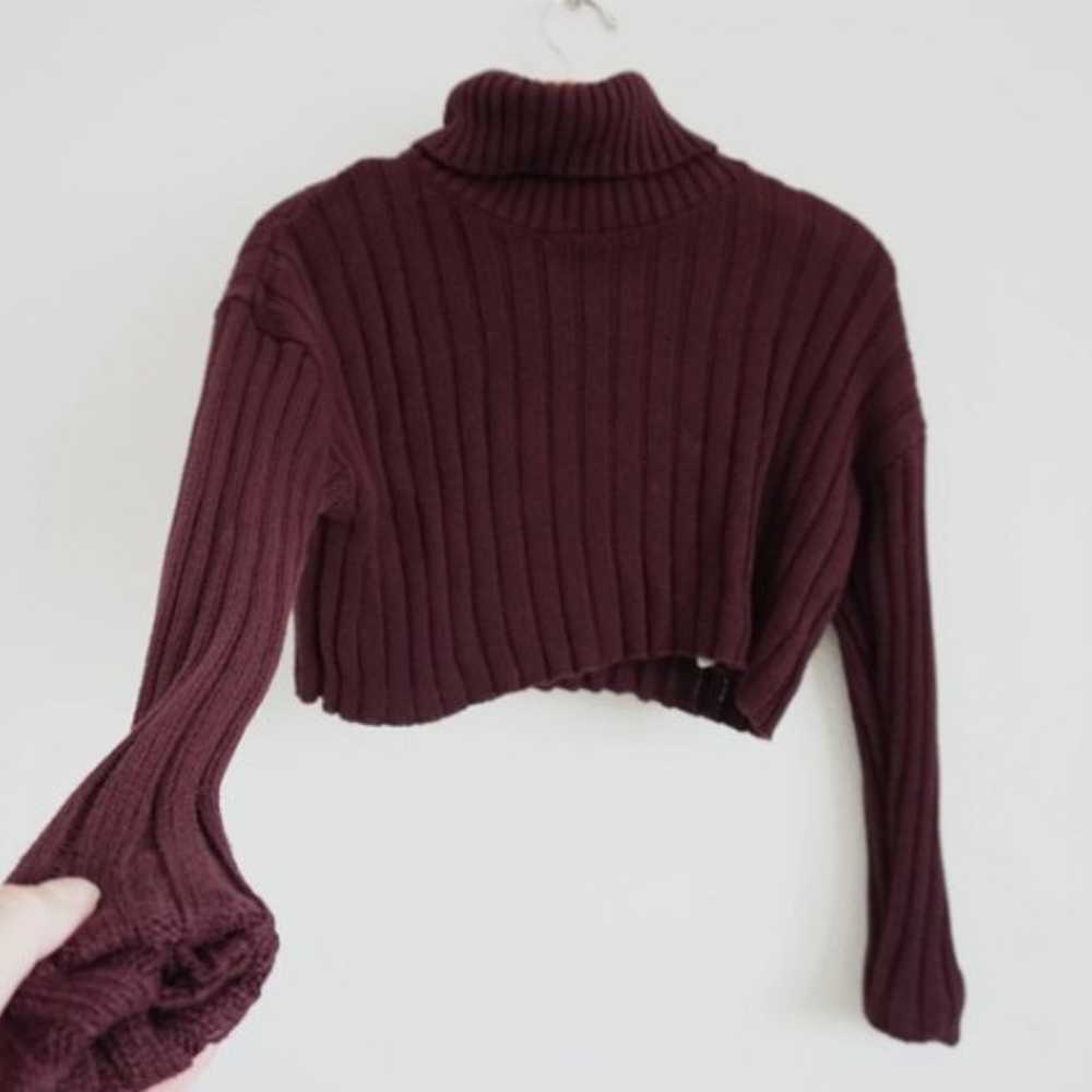 Red turtleneck sweater Forever 21 red turtleneck … - image 1