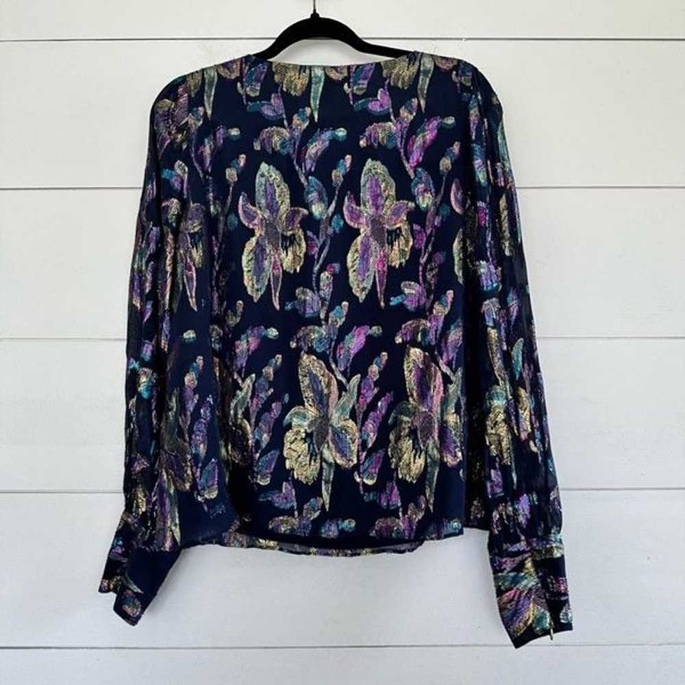 Lilly Pulitzer Women’s Medium Lambert Silk Top Tr… - image 5