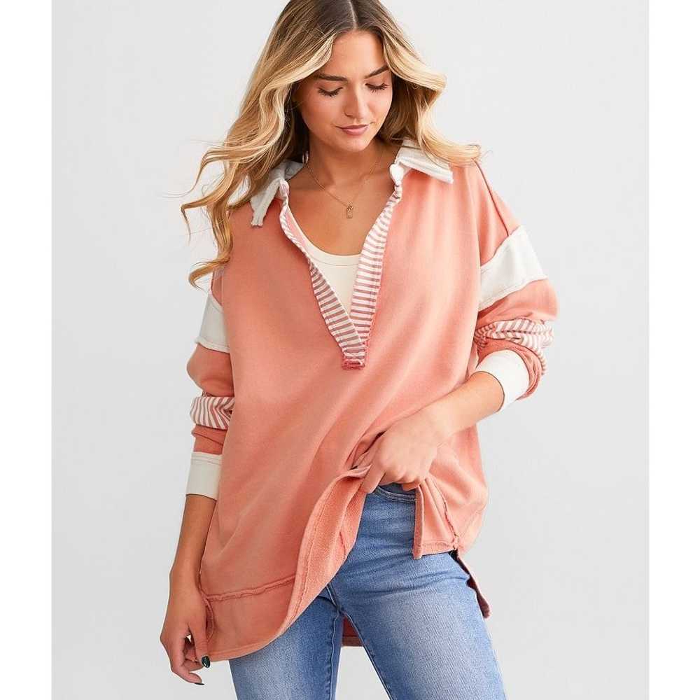 Free People Clean Prep Oversized Pullover Womens … - image 2