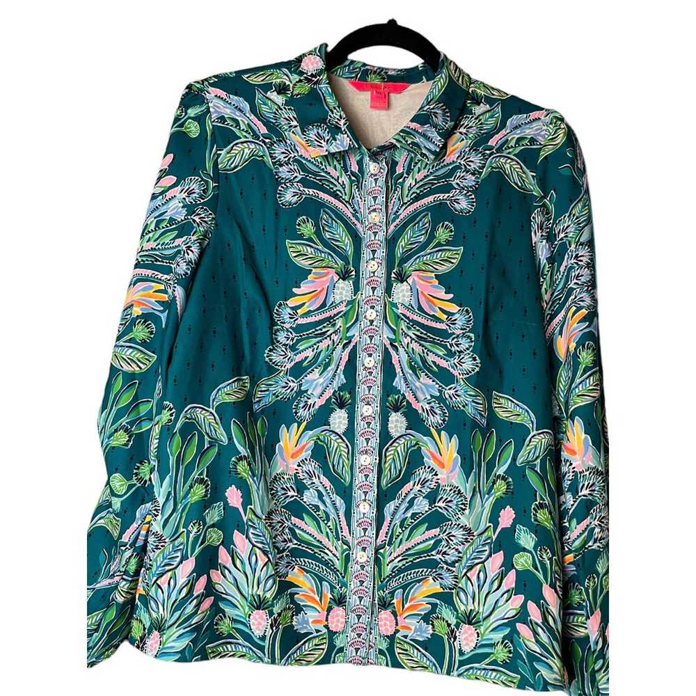 Women’s Lilly Pulitzer Tavia Top Long Sleeve  Blo… - image 1