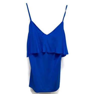 Diane Von Furstenberg Cobalt Silk Tank