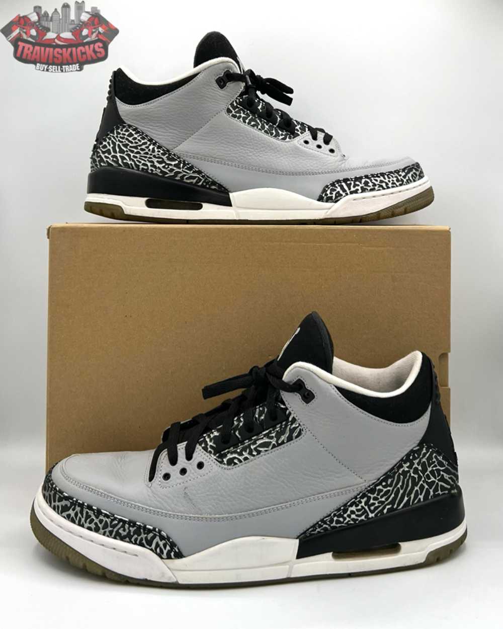 Air Jordan 3 Retro Wolf Grey Size 14 Pre-Owned - image 1