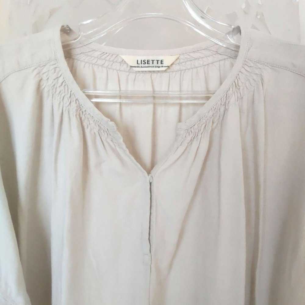 Excellent condition LISSETA Linen Blouse 100% lin… - image 2