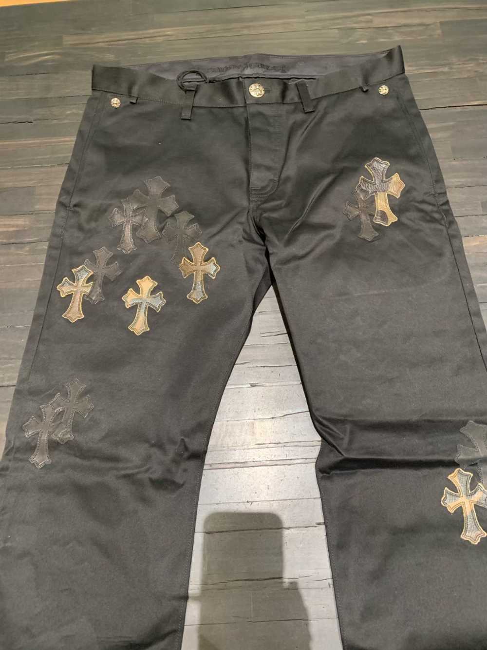 Chrome Hearts Cross Patch Chino Pants ‘Black/Camo’ - image 1