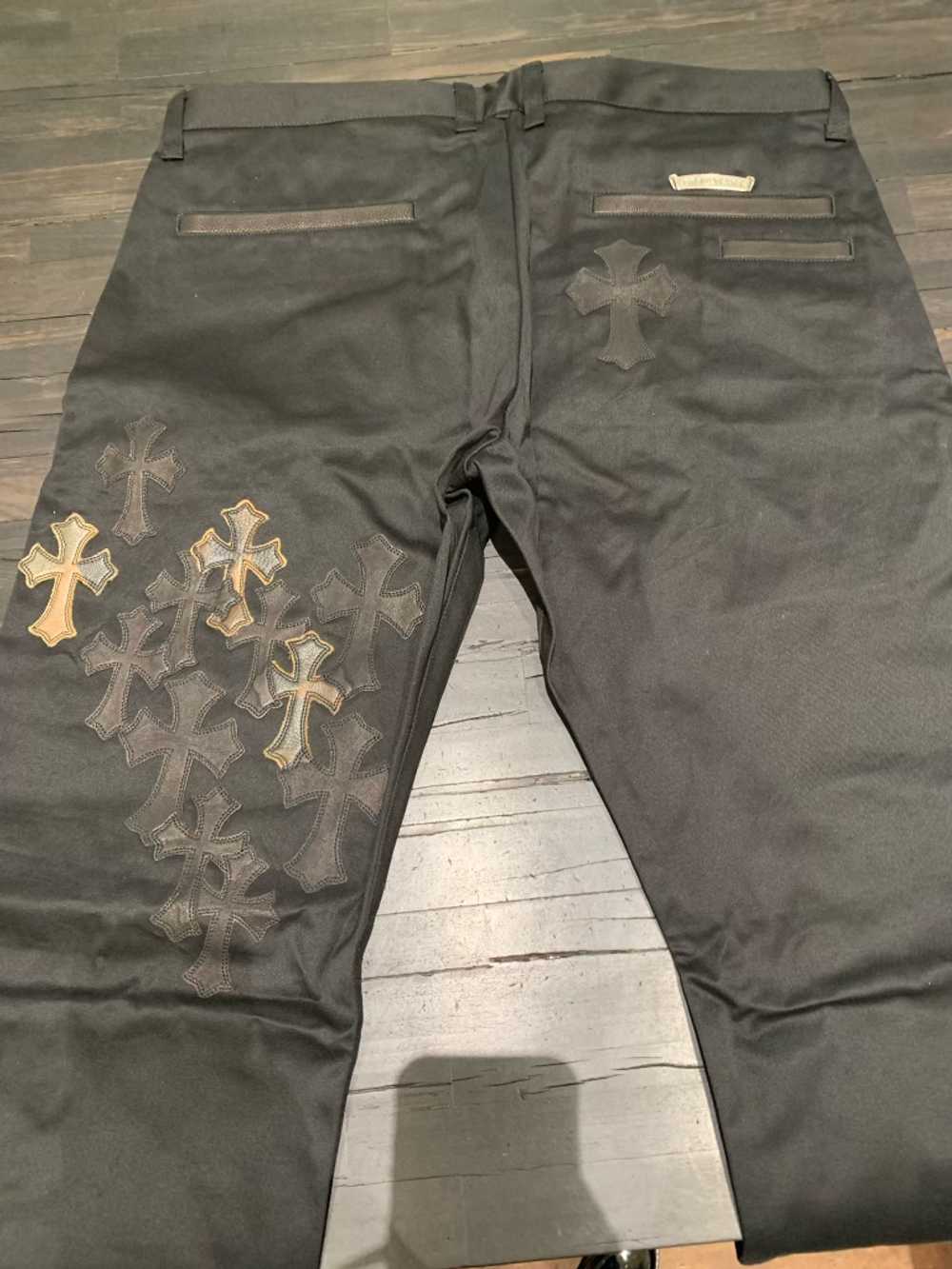 Chrome Hearts Cross Patch Chino Pants ‘Black/Camo’ - image 2