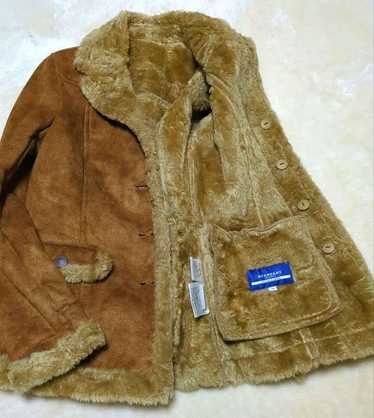 Burberry Blue Label Shearling Jacket Suede