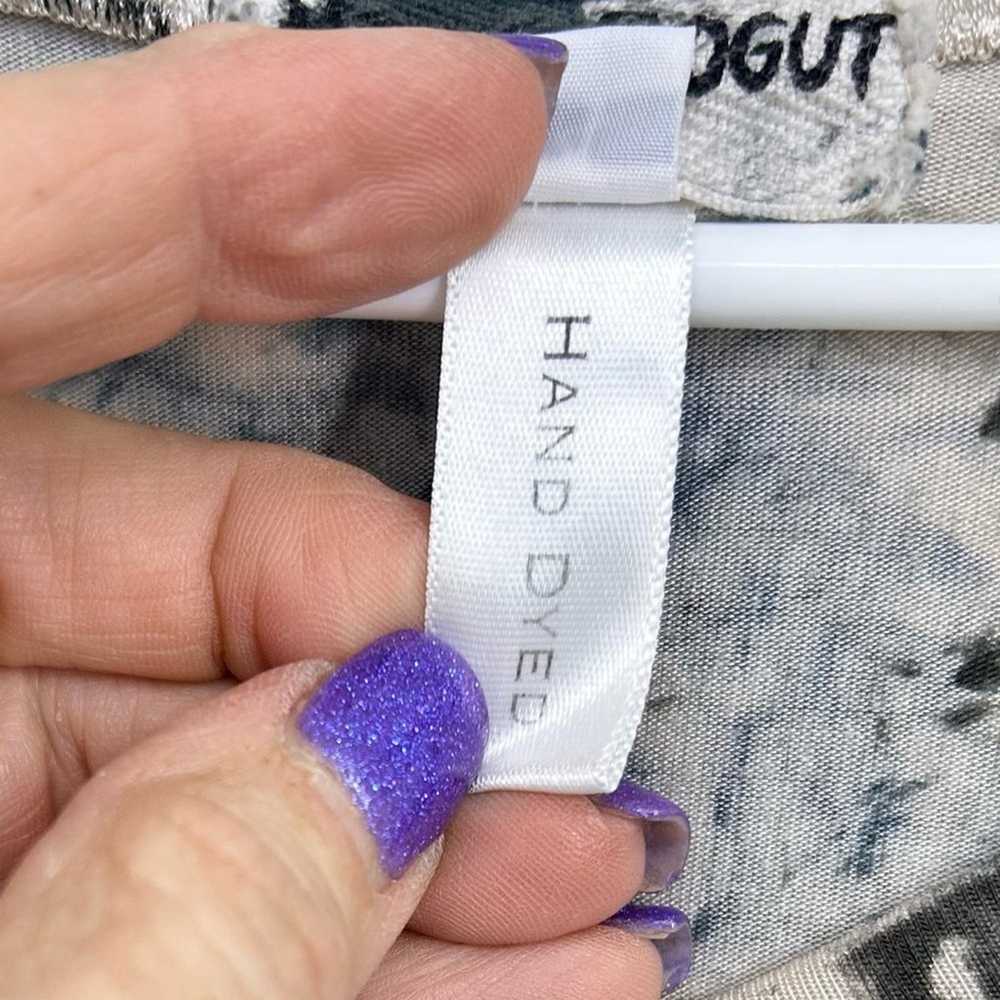 Heyne Bogut hand painted tie-dye V-neck pull over… - image 4