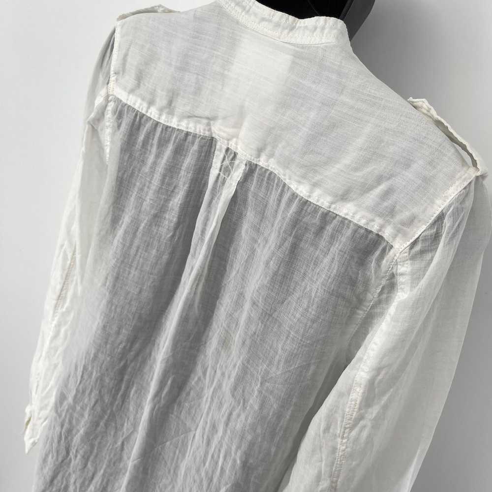 Pete & Greta by Johnny Was White Linen Shirt Dres… - image 8