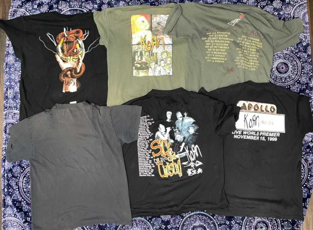 Vintage bundle Korn shirts - image 2