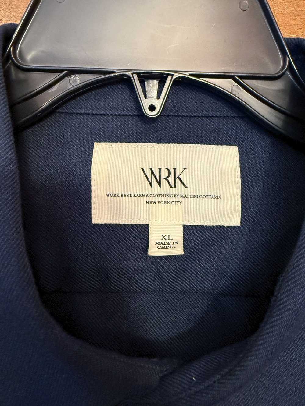 W.R.K. WRK Work Rest Karma Clothing Quilted Snap … - image 2