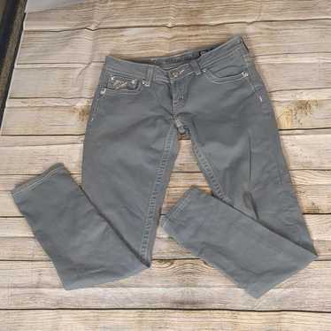 Miss Me Miss me gray skinny jeans size 28