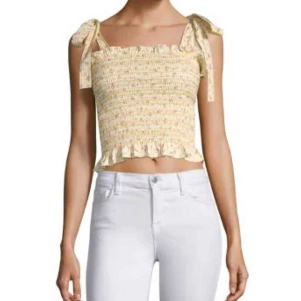 White blouse cold shoulder small - image 2