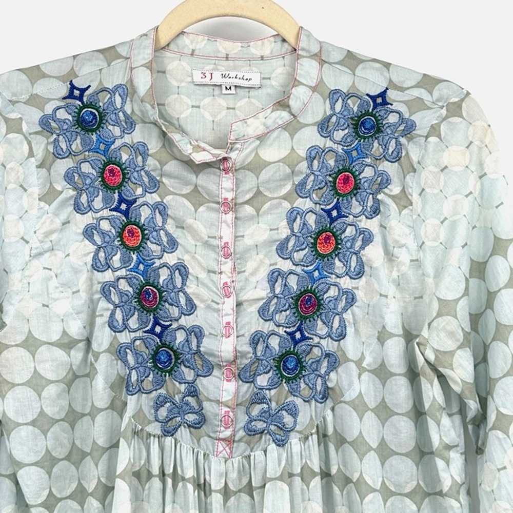 Johnny Was Workshop Embroidered Blouse woman’s si… - image 2