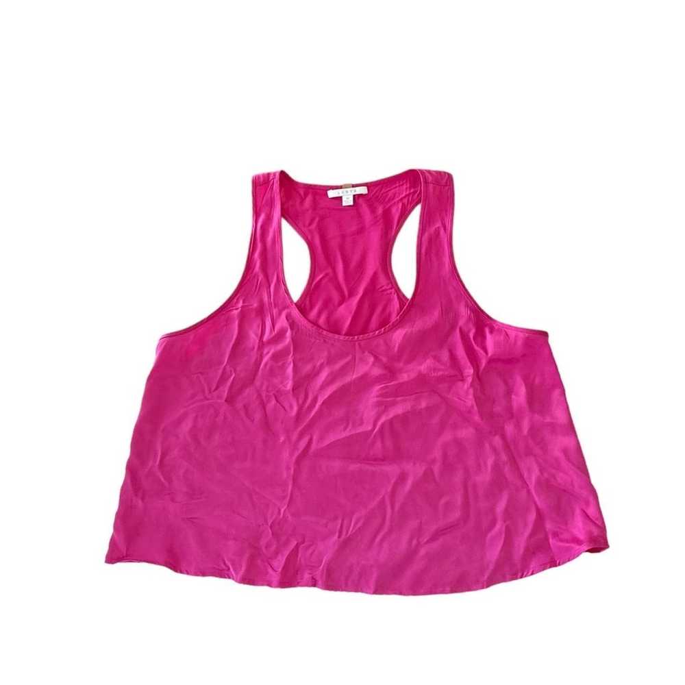 Lunya Good In Bed Hot Pink Racerback Washable Sil… - image 3