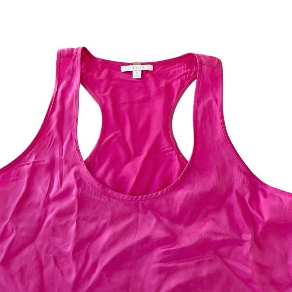 Lunya Good In Bed Hot Pink Racerback Washable Sil… - image 7