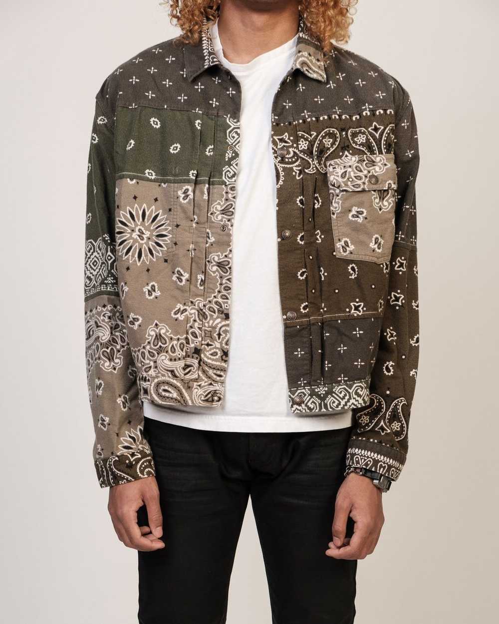 Kapital *REVERSIBLE* Kapital Paisley Overshirt - image 3