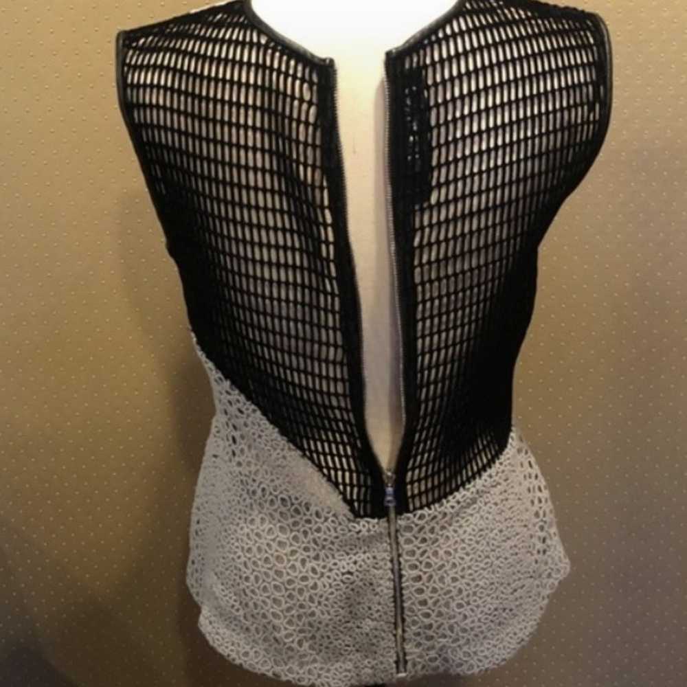 YIGAL AROUZEL PEPLUM TOP SZ 12 - image 2